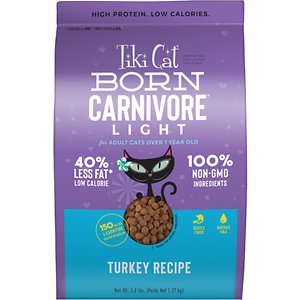 Tiki Cat Born Carnivore Light Turkey Recipe Adult Dry Cat Food