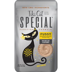 Tiki Cat Special Function Formula Fussy Duck Liver & Egg in Broth Wet Cat Food