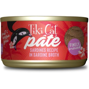 Tiki Cat Pate Sardines Recipe in Sardine Broth Wet Cat Food