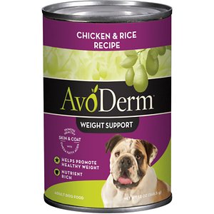 AvoDerm Chicken & Rice Recipe Weight Support Canned Dog Food