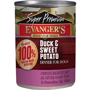 Evanger's Super Premium Duck & Sweet Potato Dinner Canned Dog Food