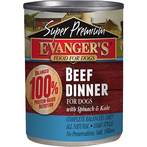 Evanger's Super Premium Beef Dinner Grain-Free Canned Dog Food