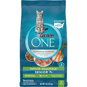 Purina ONE Indoor Advantage Senior 7+ Dry Cat Food