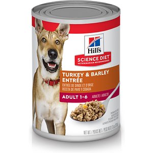 Hill's Science Diet Adult Turkey & Barley Entree Canned Dog Food