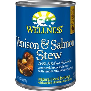 Wellness Venison & Salmon Stew with Potatoes & Carrots Canned Dog Food