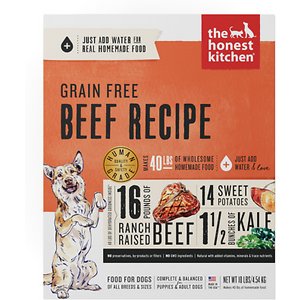 Image of The Honest Kitchen Beef Recipe Grain-Free Dehydrated Dog Food