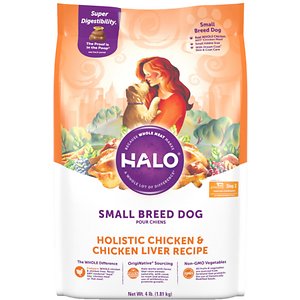 Halo Holistic Chicken & Chicken Liver Recipe Small Breed Dry Dog Food