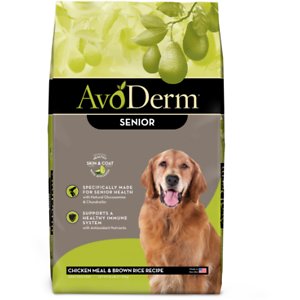 AvoDerm Senior Chicken Meal & Brown Rice Recipe Dry Dog Food
