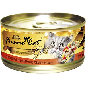 Fussie Cat Super Premium Chicken with Sweet Potato Formula in Gravy Canned Cat Food