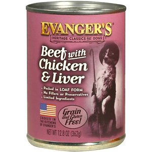 Evanger's Classic Recipes Beef with Chicken & Liver Grain-Free Canned Dog Food