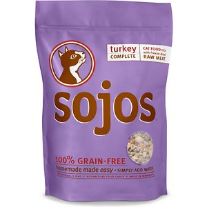 Sojos Complete Turkey Recipe Dehydrated Cat Food