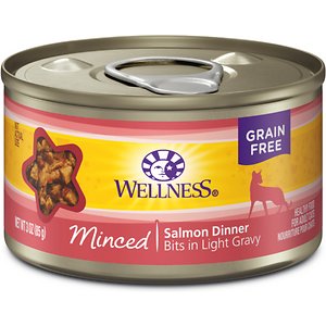 Wellness Complete Health Natural Minced Salmon Dinner Grain-Free Canned Cat Food