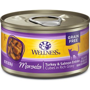 Image of Wellness Cubed Turkey & Salmon Entree Grain-Free Canned Cat Food