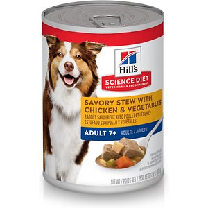 Hill's Science Diet Adult 7+ Savory Stew with Chicken & Vegetables Canned Dog Food