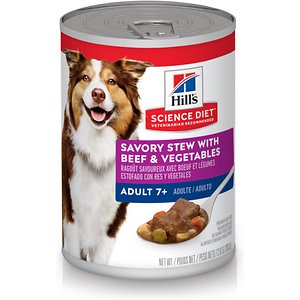Hill's Science Diet Adult 7+ Savory Stew with Beef & Vegetables Canned Dog Food