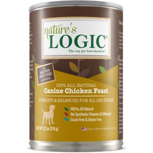 Nature's Logic Canine Chicken Feast All Life Stages Grain-Free Canned Dog Food