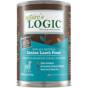 Image of Nature's Logic Lamb Feast All Life Stages Grain-Free Canned Dog Food