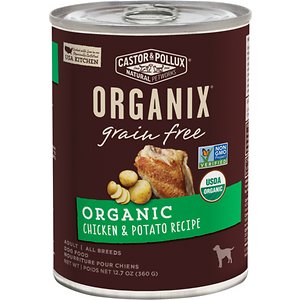 Castor & Pollux Organix Grain-Free Organic Chicken & Potato Recipe Adult Canned Dog Food