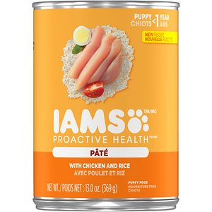 Iams ProActive Health Puppy With Chicken & Rice Pate Canned Dog Food