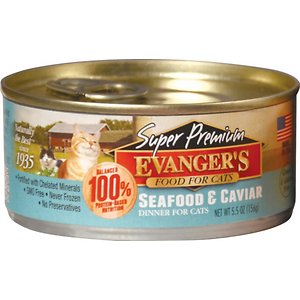 Evanger's Super Premium Seafood & Caviar Dinner Grain-Free Canned Cat Food