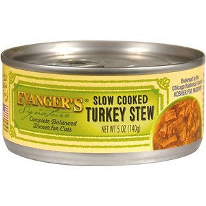 Evanger's Signature Series Slow Cooked Turkey Stew Grain-Free Canned Cat Food