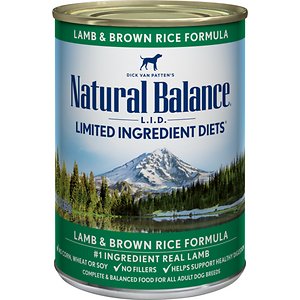 Natural Balance L.I.D. Limited Ingredient Diets Lamb & Brown Rice Formula Canned Dog Food