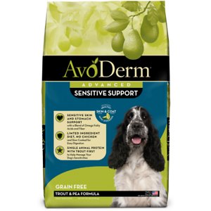 AvoDerm Advanced Sensitive Support Trout & Pea Formula Grain-Free Adult Dry Dog Food