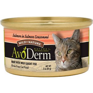 AvoDerm Grain-Free Salmon Entree Salmon Consomme Canned Cat Food