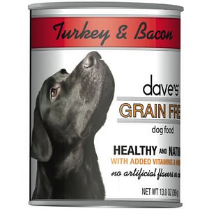 Dave's Pet Food Grain-Free Turkey & Bacon Recipe Canned Dog Food
