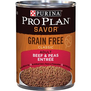 Purina Pro Plan Savor Grain-Free Adult Beef & Peas Entree Canned Dog Food