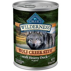 Blue Buffalo Wilderness Wolf Creek Stew Hearty Duck Stew Grain-Free Adult Canned Dog Food