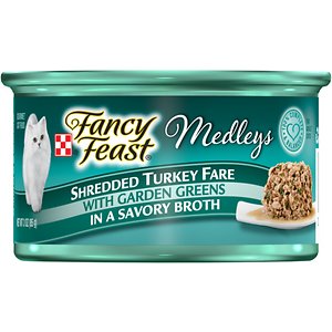 Image of Fancy Feast Medleys Shredded Turkey Fare Canned Cat Food