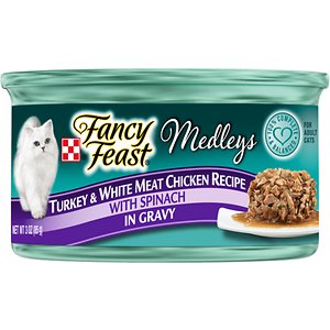 Fancy Feast Medleys Tastemakers Turkey & White Meat Chicken Recipe Canned Cat Food