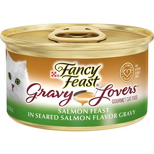 Fancy Feast Gravy Lovers Salmon Feast in Seared Salmon Flavor Gravy Canned Cat Food