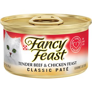 Fancy Feast Classic Tender Beef & Chicken Feast Canned Cat Food