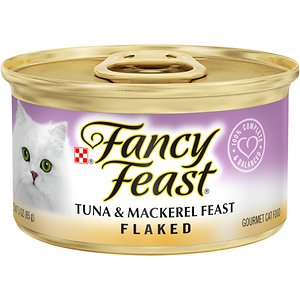 Fancy Feast Flaked Tuna & Mackerel Feast Canned Cat Food