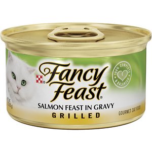 Fancy Feast Grilled Salmon Feast in Gravy Canned Cat Food