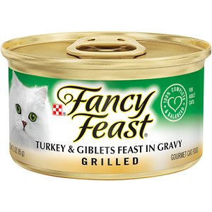 Fancy Feast Grilled Turkey & Giblets Feast in Gravy Canned Cat Food
