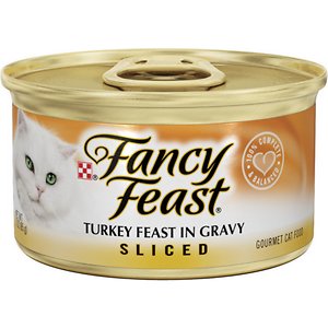 Fancy Feast Sliced Turkey Feast in Gravy Canned Cat Food