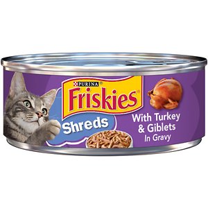 Friskies Savory Shreds with Turkey & Giblets in Gravy Canned Cat Food