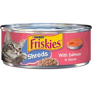 Friskies Savory Shreds with Salmon in Sauce Canned Cat Food