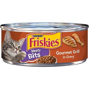 Friskies Meaty Bits Gourmet Grill Canned Cat Food