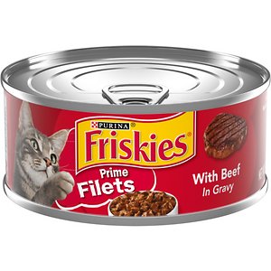 Friskies Prime Filets with Beef in Gravy Canned Cat Food