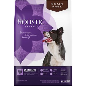 Holistic Select Adult Health Grain-Free Deboned Turkey & Lentils Recipe Dry Dog Food