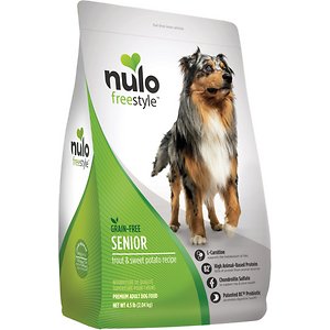 Image of Nulo Freestyle Senior Grain-Free Trout & Sweet Potato Recipe Dry Dog Food