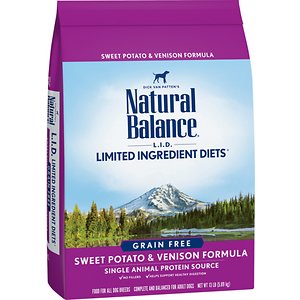 Natural Balance  L.I.D. Limited Ingredient Diets Grain-Free Sweet Potato & Venison Formula Dry Dog Food