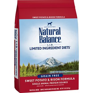 Natural Balance  L.I.D. Limited Ingredient Diets Grain-Free Sweet Potato & Bison Formula Dry Dog Food
