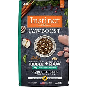 Instinct Raw Boost Large Breed Puppy Grain-Free Recipe with Real Chicken & Freeze-Dried Raw Pieces Dry Dog Food