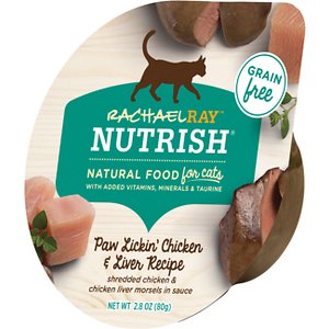 Rachael Ray Nutrish Paw Lickin' Chicken & Liver Recipe Natural Grain-Free Wet Cat Food