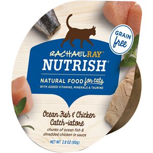 Rachael Ray Nutrish Ocean Fish & Chicken Catch-iatore Natural Grain-Free Wet Cat Food